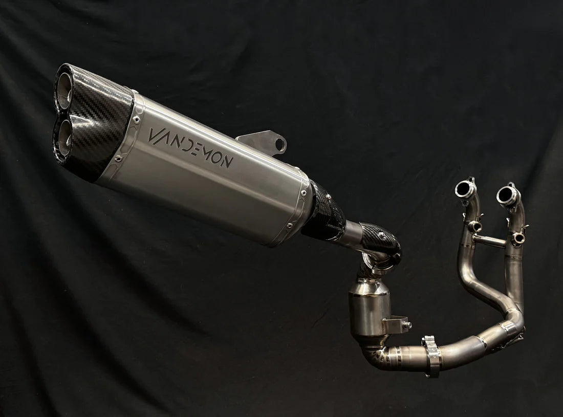 Vandemon CFMOTO 800MT Adventure Titanium Exhaust System  CFMOTOMT8ADEXHBRA VA-108