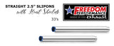 HARLEY FREE WHEELER STRAIGHT 2.5" SLIP-ONS BUNDLE