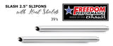HARLEY TOURING SLASH 2.5" SLIP-ONS *CHECK DESCRIPTION FOR YEAR FITMENTS*