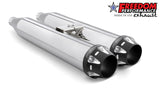 YAMAHA VENTURE/ROYAL STAR/TOUR DELUXE 1999-2014 SLIP-ONS check description for Quiet Baffles.