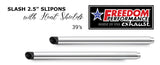 HARLEY TOURING SLASH 2.5" SLIP-ONS *CHECK DESCRIPTION FOR YEAR FITMENTS*