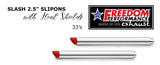 HARLEY TOURING SLASH 2.5" SLIP-ONS *CHECK DESCRIPTION FOR YEAR FITMENTS*