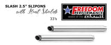 HARLEY TOURING SLASH 2.5" SLIP-ONS *CHECK DESCRIPTION FOR YEAR FITMENTS*