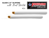 HARLEY TOURING SLASH 2.5" SLIP-ONS *CHECK DESCRIPTION FOR YEAR FITMENTS*