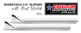 HARLEY TOURING SHARKTAIL & CREEPER 2.5" SLIP-ONS BUNDLE *CHECK DESCRIPTION FOR YEAR FITMENTS*