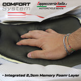 Tappezzeria Italia BMW R1200GS 2005-2012 Seat Cover Comfort in White HP