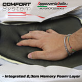 Honda CB 1000 Hornet 2025 Seat Cover Tappezzeria Comfort Red Black