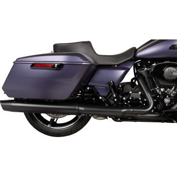 DRAG SPECIALTIES Predator 2-Up Seat - Solar Leather - Smooth - w/o Backrest - FLTR/FLHX '23-'24 0801-1951