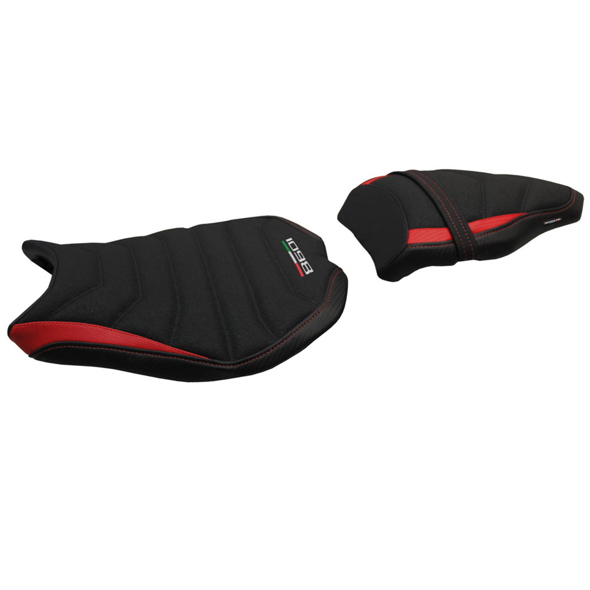 Tappezzeria Italia Ducati 1098 2007-2013 Seat Cover Ultragrip in Red and Black
