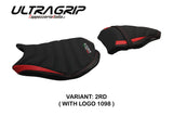 Tappezzeria Italia Ducati 1098 2007-2013 Seat Cover Ultragrip in Red and Black