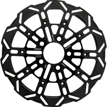SBS Design "D" 10-Spoke Brake Rotor 7145E-B