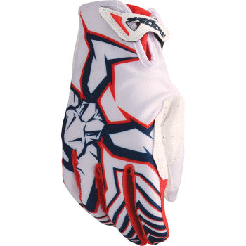 MOOSE RACING Agroid™ Pro Gloves - Red/White/Blue - 3XL 3330-8090