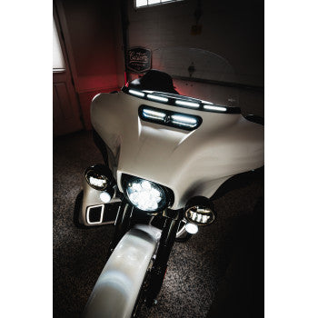 CUSTOM DYNAMICS Headlight - Shark Demon® - LED - Color Changing SD2-7-14