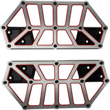 KODLIN USA NXL Floorboards - Black w/ Red Accent K73253-RL