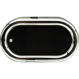 DAKOTA DIGITAL Handle Bar Mount Speedometer - With Signals - Oval - Chrome  MLX-5400