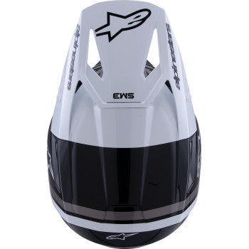 ALPINESTARS SM3 Helmet - Radium - Gloss Black/White/Gray - XS 8300826-1546-XS
