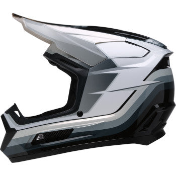 Z1R Youth Dirt Maxx Helmet - Vortex - Black/White/Gray - Small 0111-1725