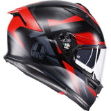 AGV Helmet K7 Glimpse Matte Black/Red Lg 2118399004-015-L