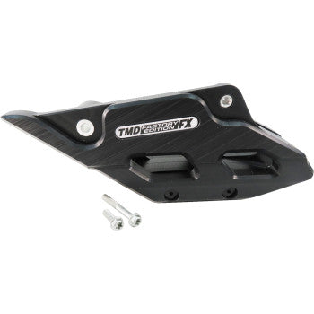 T.M. DESIGNWORKS Factory Edition Chain Guide With Replacement Wear Pad - Black - Gas Gas/Husqvarna/KTM  RCG-KT5-BK