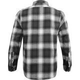 THROTTLE THREADS  Drag Specialties Flannel 25 Shirt - Black/Gray - 3XL DRG33ST61GY3R