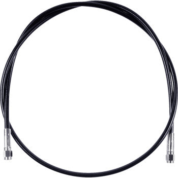 MAGNUM SHIELDING Universal XR Brake Line - 46" - Black w/ Chrome Fittings SBC0500-46