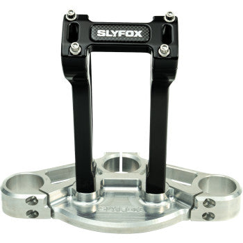 SLYFOX Handlebar Riser Kit - Pullback - 1-1/8" Clamping - 8" Rise - Black SF-1004-08-B