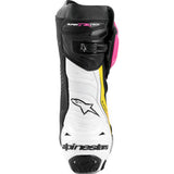 ALPINESTARS Supertech R Boots - Black/Magenta/White/Yellow - US 9.5 / EU 44 2220021-1634- 44