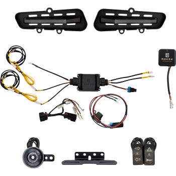 RAVEK Turn Signal Kit - Gen3 Speakeasy™ - Defender HD11 - Rockers  65-2000SR