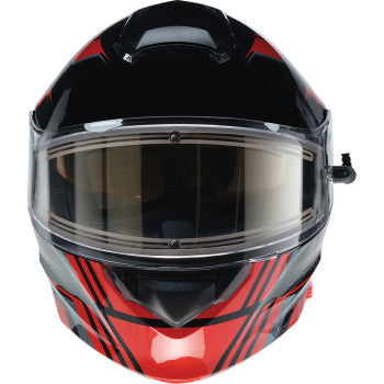 Z1R Solaris 2.0 Helmet - First Tracks - Electric - Dual Pane - Black/Red - 2XL 0120-0830
