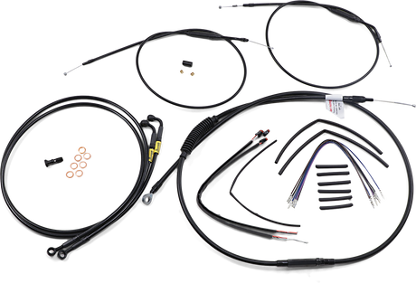 BURLY BRAND Control Kit - 12" Ape Hanger Handlebars B30-1202