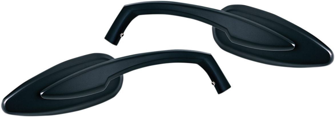 KURYAKYN Teardrop Mirrors - Black 1708