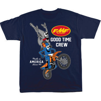 FMF Good Time Crew T-Shirt - Navy - XL SU25118902NVYXL