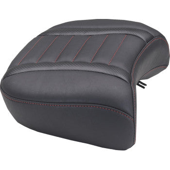MUSTANG Deluxe Passenger Seat - Wide - Dark Cherry Stitch - FLT/FLH '23-'25 88420DC