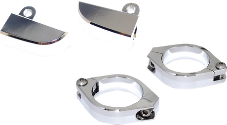 HIGHSIDER Turn Signal Mount with 42-43 mm Clamp - Chrome 220-216409