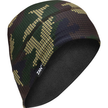 ZAN HEADGEAR SportFlex® Helmet Liner - Fleece Lined - Digi Woodland Camo WHLF621