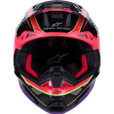 ALPINESTARS Supertech M10 Helmet - MIPS® - Era - Gloss Pink/Violet/Yellow Fluo - 2XL 8301223-3145-XXL