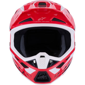 ALPINESTARS SM7 Helmet - Deed - Gloss Red/Black/White - 2XL 8302426-3139-XXL