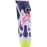 ALPINESTARS Tech 10 Supervented Boots - Purple/Fluorescent Yellow/Diva Pink - US 9 / EU 43 2010520-3150-9