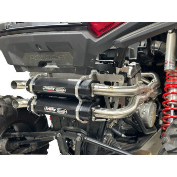 TRINITY RACING Full Dual Exhaust System - Stainless - RZR XP 1000 TR-4190D-SS