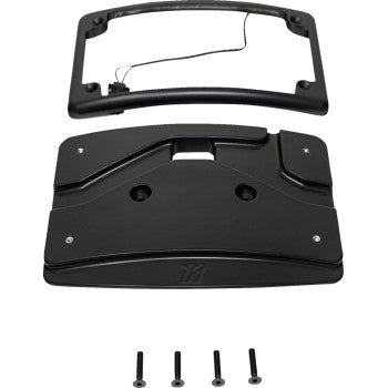 KODLIN USA Mount Kit - License Plate - Cureved - Black KUS20102