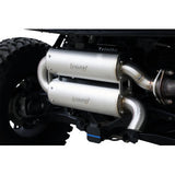 TRINITY RACING Quiet Slip-On Muffler - Stainless Steel - Dual - Xpedition  TR-4191S