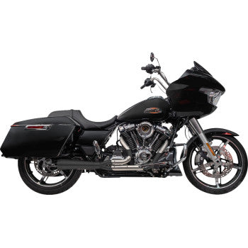 TRASK 2-into-1 Assault Exhaust System - Black - Touring M8 TM-5011BK