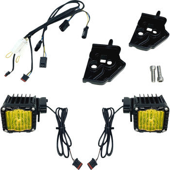 CUSTOM DYNAMICS Shark Demon® Turn Signal - LED - Yellow SD-SG-FT-YB