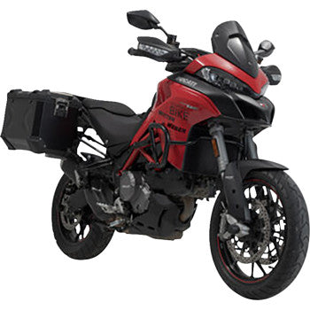 SW-MOTECH TRAX ADV Aluminum Case System - Black - Ducati Multistrada 950/1200/1260/V2 '15-'24 KFT.22.114.70102/B