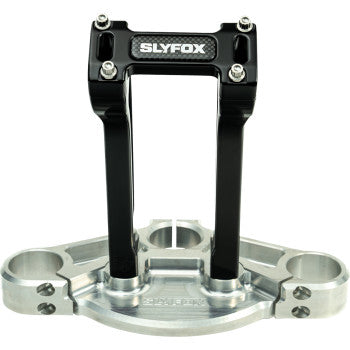 SLYFOX Handlebar Riser Kit - Pullback - 1" Clamping - 8" Rise - Black SF-1002-08-B