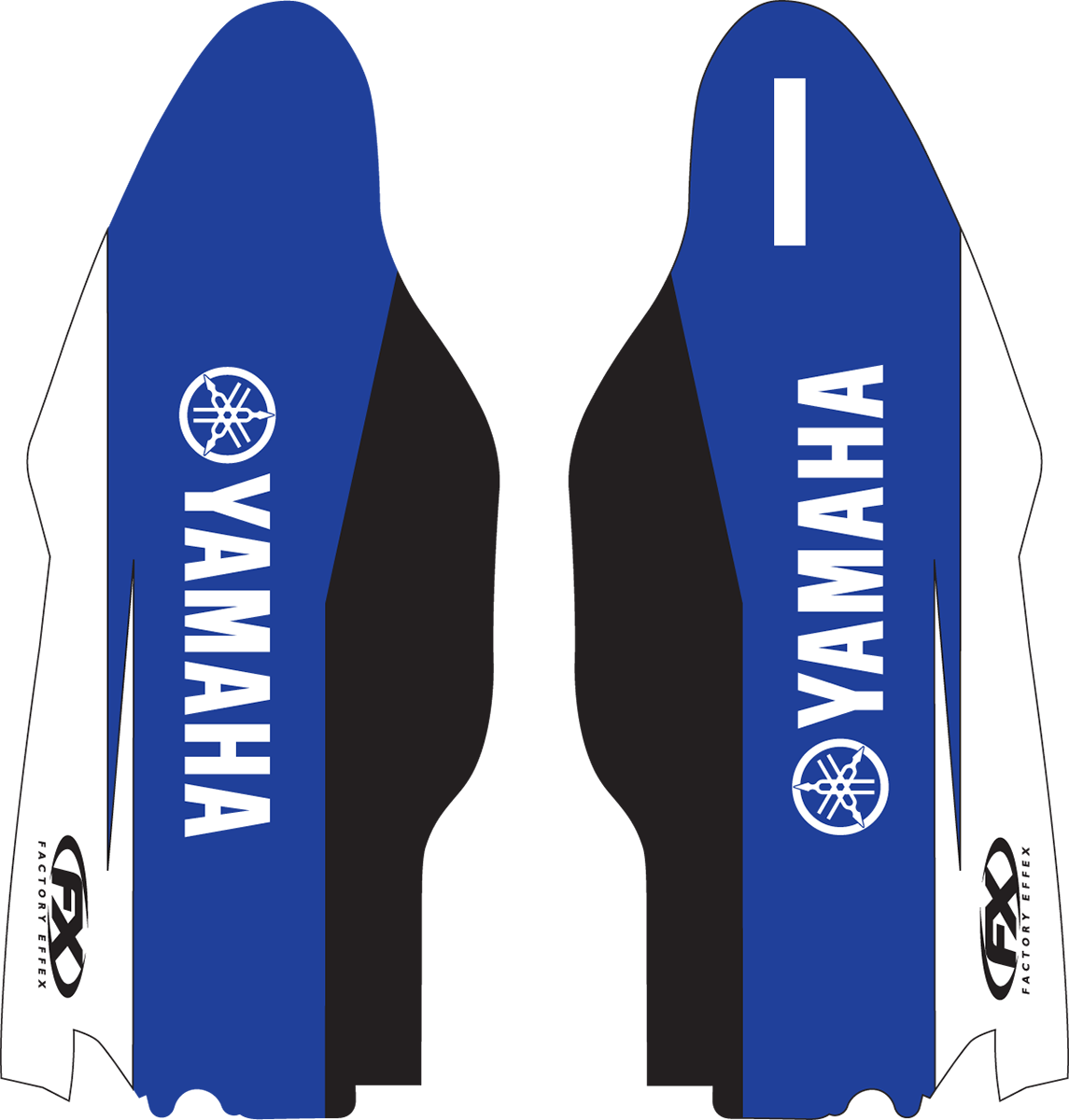 FACTORY EFFEX Fork Guard Graphic - YZ 17-40212