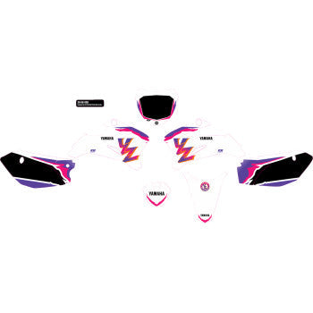 D'COR VISUALS Graphic Kit - '93 YZ Retro - Yamaha - YZ TTR 110 20-50-330