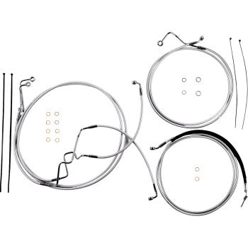 MAGNUM SHIELDING Sterling Chromite II® Designer Handlebar Installation Kit - 8" - '17-'20 FLTR 387878