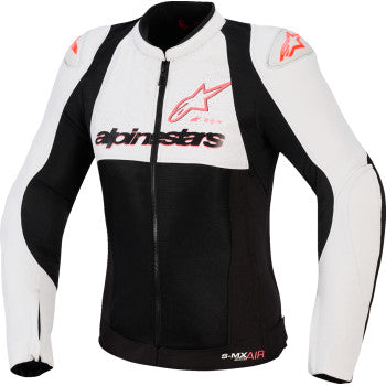 ALPINESTARS Stella SMX Air Jacket - Ice Gray/Black/Coral Fluo - Small 3316523-9297-S