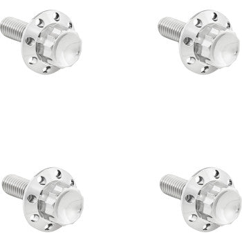 ARLEN NESS Bolt Kit - Windshield - Titanium - 12-Point - Polished 300-815